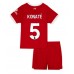 Liverpool Ibrahima Konate #5 Babykleding Thuisshirt Kinderen 2023-24 Korte Mouwen (+ korte broeken)